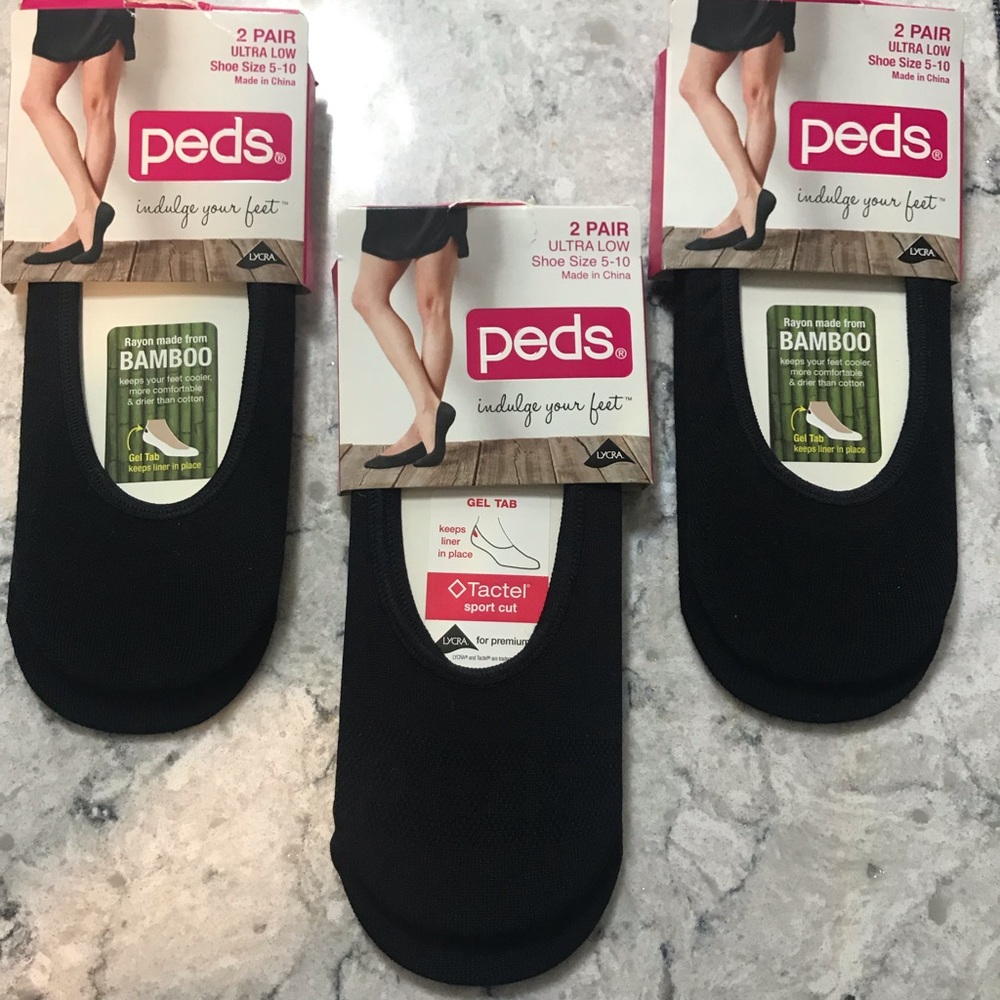 Peds Ultra Low no show socks. Brand New!
